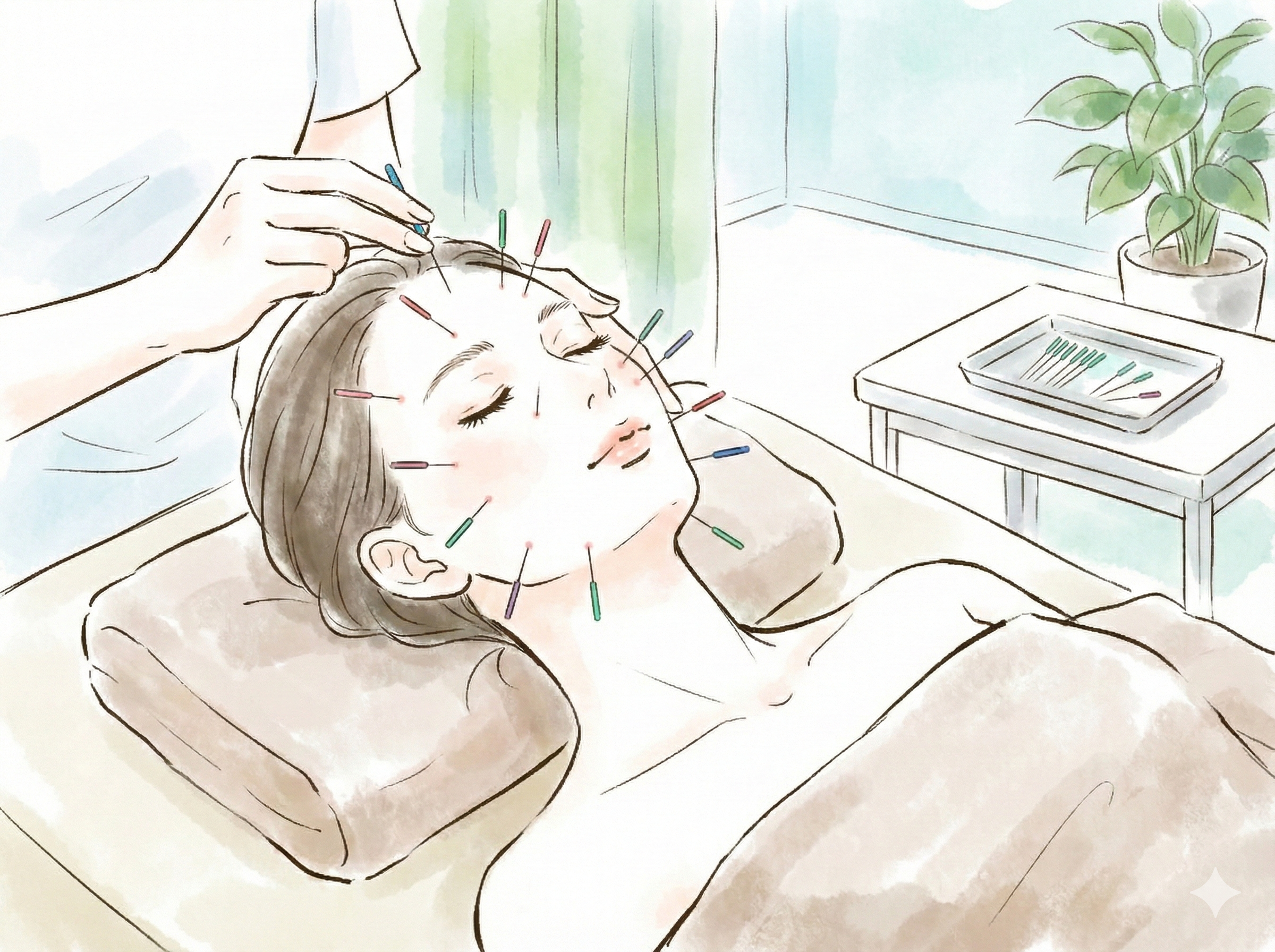お顔のエイジングケア